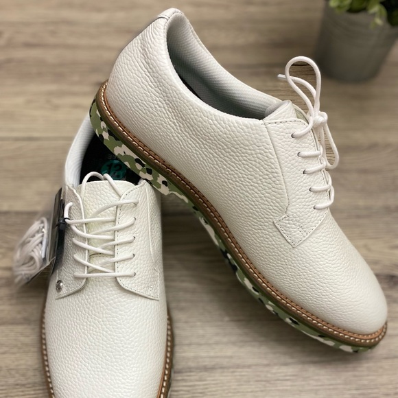G/Fore Limited Edition Camo Gallivanter Golf Shoes - Snow/Olive - Picture 4 of 5